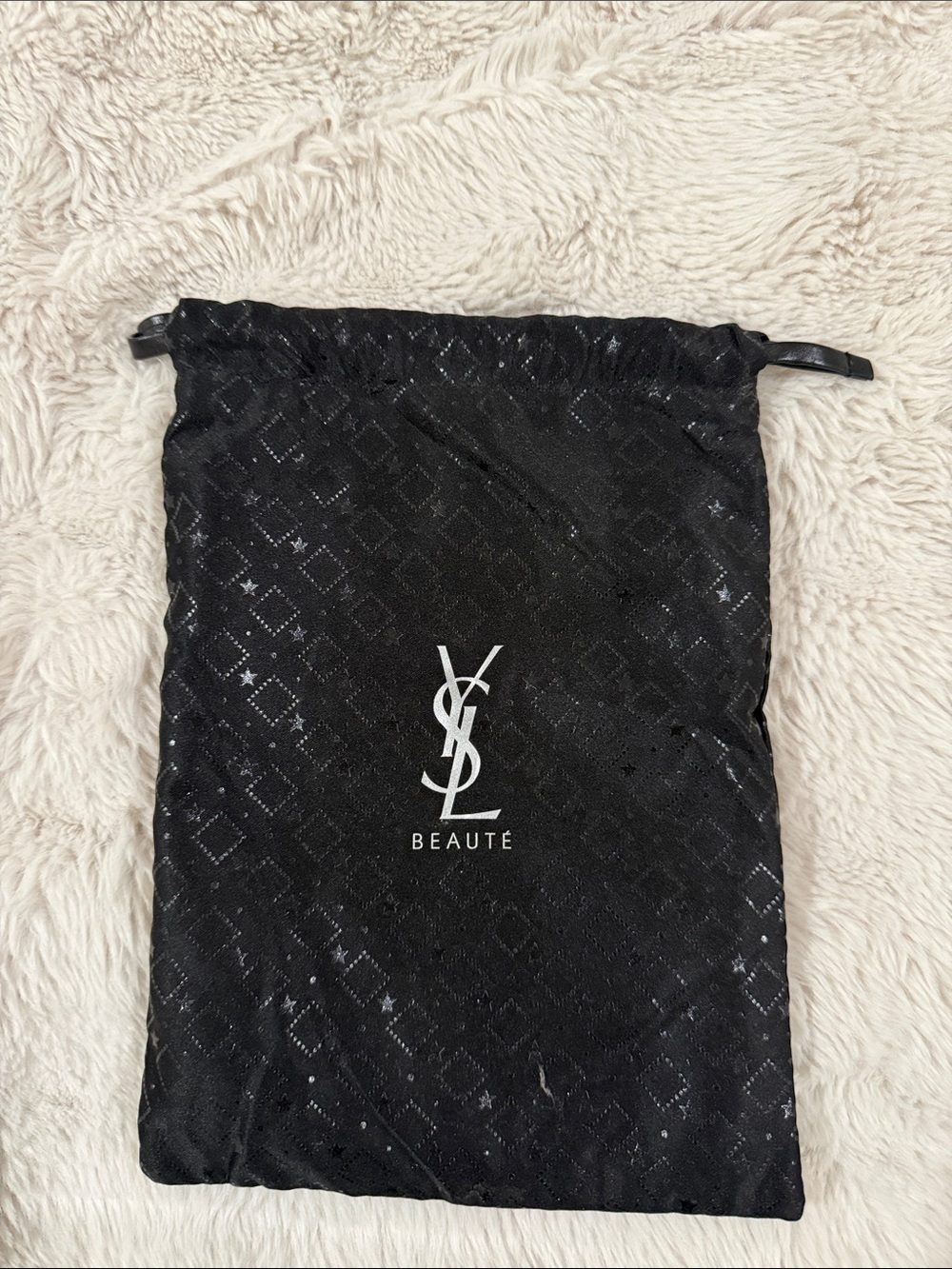 YSL Beauté Black Drawstring Dust Bag